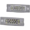 Image de 71734797 2 Pcs Led Licence Numéro Plaque Lumière Pour Fiat Panda Mk3 Type 169 Mk4 312 Logan Sandero Dacia Duster Lumières De Plaque De Voiture 71771501