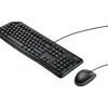 Image de Logitech 920-002562 Logitech Desktop MK120, US USB QWERTY US International Noir Clavier