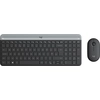 Image de Logitech Slim Wireless Combo MK470 - Ensemble clavier et souris - sans fil - 2.4 GHz - QWERTY - Suisse - Graphite