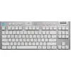 Image de Logitech G G915 TKL clavier Gaming RF sans fil + Bluetooth QWERTY US International Blanc - Neuf