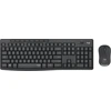 Image de Logitech MK295 Silent - Ensemble clavier et souris - sans fil - 2.4 GHz - QWERTZ - tchèque - Graphite