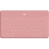 Image de Logitech Keys-To-Go - Clavier - Bluetooth - QWERTY - néerlandais/anglais - rose blush - pour Apple iPad/iPhone/TV
