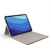 Image de Logitech Combo Touch iPad Pro 11 Pouces (1re, 2e, 3e gén - 2018, 2020, 2021) Etui Clavier Clavier Rétroéclairé Détachable, Trackpad Click Anywhere, Smart Connector, Clavier Français AZERTY - Sable en occasion ou reconditionné