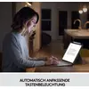 Image de Logitech Combo Touch - Clavier et étui - avec trackpad - rétroéclairé - Apple Smart connector - QWERTY - GB - sable - pour Apple 12.9" iPad Pro (5e génération)