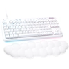 Image de Logitech G G713 - Clavier - sans les dixièmes - rétroéclairage - USB - QWERTY - espagnol - Commutateur de touches : Tactile - blanc