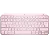 Image de Logitech MX Keys Mini Clavier Sans Fil Minimaliste Illuminé, Compact, Bluetooth, Rétroéclairé, USB-C, Compatible Apple macOS, iOS, Windows, Linux, Android, Construction métal, Français AZERTY - Rose en occasion ou reconditionné