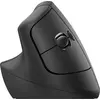 Image de Logitech Lift for Business, main gauche, modèle vertical, optique, RF Wireless + Bluetooth, 4000 DPI, graphite