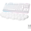 Image de Logitech G 920-010685 clavier Jouer RF sans fil + Bluetooth QWERTY Espagnole Blanc
