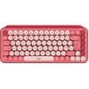 Image de Logitech Pop Keys clavier RF sans fil + Bluetooth QWERTY Italien Bourgogne, Rose, Rose