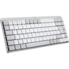 Image de Logitech Master Series MX Mechanical Mini for Mac - Clavier - rétroéclairé - sans fil - Bluetooth LE - QWERTY - US International - Commutateur de touches : Tactile Quiet - Pale Gray