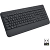Image de Logitech Signature K650 - Clavier - sans fil - Bluetooth 5,1 - QWERTY - espagnol - Graphite (920-010917)