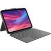 Image de Logitech Combo Touch - Clavier et étui - avec trackpad - rétroéclairé - Apple Smart connector - AZERTY - français - gris oxford - pour Apple iPad 10.9" (10e génération) (920-011436)