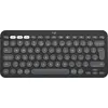 Image de Logitech Pebble Keys 2 K380s, Mini, Kabellos, Bluetooth, Scherenschalter, QWERTY, Graphit