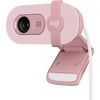 Image de Webcam Logitech Brio 100 Full HD avec confidentialité. Correction automatique de la luminosité. USB-A - Rose