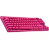 Image de Logitech G PRO X TKL Tastatur Gaming RF Wireless + Bluetooth QWERTZ Deutsch Magenta (920-012155)