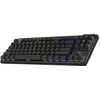 Image de Logitech G PRO X TKL, Sans fil, Sans fil RF + Bluetooth, Interrupteur mécanique, QWERTY, LED RVB, Noir