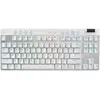 Image de Logitech G PRO X TKL, Sans fil, Sans fil RF + Bluetooth, Interrupteur mécanique, QWERTY, LED RVB, Blanc