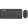 Image de Logitech Pebble 2 Combo clavier souris inclus RF sans fil + Bluetooth QWERTY italien Graphite