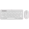 Image de Logitech 920-012210 - Sans fil - Sans fil RF + Bluetooth - Interrupteur à ciseaux - AZERTY - Blanc - Souris contenue