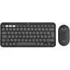 Image de Logitech 920-012214 clavier Souris incluse Universel RF sans fil + Bluetooth AZERTY Français Graphite - Neuf