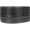 Image de Logitech 920-012283, taille réelle (100 %), sans fil, RF Wireless + Bluetooth, touches à membrane, QWERTZ, graphite
