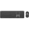 Image de LOGITECH Logitech MK950 keyboard Mouse included Office RF Wireless + Bluetooth QWERTY Nordic Graphite