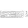 Image de LOGITECH Logitech 920-012491 keyboard Mouse included Office RF Wireless + Bluetooth QWERTY US International White
