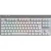 Image de Logitech G G515 Lightspeed TKL keyboard Gaming RF Wireless + Bluetooth QWERTY US International White