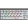 Image de Logitech G 920-012551 keyboard Gaming RF Wireless + Bluetooth QWERTY Nordic White