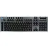 Image de Logitech G G915 X - Clavier - LIGHTSPEED - rétroéclairage - sans fil - Bluetooth 5,0, 2,4 GHz, USB - AZERTY - allemand - Commutateur de touches : GL Clicky - noir (920-012705)