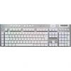 Image de Logitech G G915 X LIGHTSPEED, Avec fil & sans fil, RF Wireless + Bluetooth, Commutateur mécanique, QWERTZ, LED, Blanc