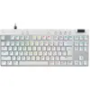 Image de Logitech G PRO X TKL RAPID, Avec fil, USB, Commutateur à clé magnétique, QWERTY, LED, Blanc