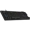Image de Logitech G PRO X RAPID - Clavier - TKL - rétroéclairage - USB - QWERTZ - allemand - Commutateur de touches : linéaire - noir