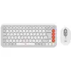 Image de Logitech 920-013113 clavier Souris incluse Universel Bluetooth QWERTY Anglais britannique Blanc - Neuf