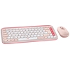 Image de Logitech 920-013120 clavier Souris incluse Universel Bluetooth QWERTY Espagnole Rose, Blanc