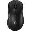 Image de Logitech G PRO X SUPERLIGHT 2 DEX - Souris - ergonomique - pour droitiers - optique - 5 boutons - sans fil, filaire - 2.4 GHz, USB - noir (910-007357)