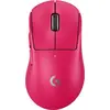 Image de Logitech G PRO X SUPERLIGHT 2 DEX - Souris - ergonomique - pour droitiers - optique - 5 boutons - sans fil, filaire - 2.4 GHz, USB - rose