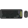 Image de Logitech 920-013275 - Sans fil - Bluetooth - Interrupteur à ciseaux - QWERTY - Graphite - Vert - Souris incluse