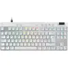 Image de Logitech G PRO X TKL RAPID, filaire, USB, commutateur à clé magnéto-mécanique, QWERTZ, LED, blanc