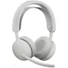 Image de Logitech Zone Wireless 2 ES - Casque - supra-aural - Bluetooth - sans fil, filaire - réduction du bruit active - USB-C - blanc cassé - TeamSpeak