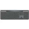 Image de Logitech Signature Slim Solar+ K980 for Business, taille standard (100 %), sans fil, RF + Bluetooth, touches à ciseaux, QWERTY, graphite