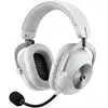 Image de Casque gaming Logitech G PRO X3 LIGHTSPEED, Bluetooth, 70 heures d'autonomie, microphone, blanc