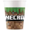 Image de Gobelets En Papier Minecraft 200 Ml, Lot De 8