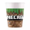 Image de Lot de 8 gobelets carton 25 cl - Minecraft