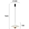 Image de Suspension VALIA 9 W 3000 K dorée