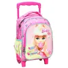 Image de Barbie Happy Thoughts sac à dos scolaire à roulettes, sac 30 cm