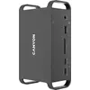 Image de Canyon CNS-HDS95ST Notebook-Dockingstation & Portreplikator Andocken USB 3.2 Gen 2 (3.1 Gen 2) Type-C Schwarz