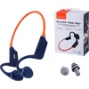 Image de Creative Outlier Free Pro+ - Casque avec micro - oreille ouverte - placé derrière la nuque - Bluetooth - sans fil - bleu minuit, orange vif (51EF1081AA002)