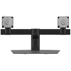 Image de Support double écran Dell MDS19 ajustable en hauteur aluminium noir pour 2 moniteurs jusqu'à 27 charge 6 kg VESA 100x100 inclinable orientable - Neuf