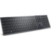 Image de Dell KB900 - Taille réelle (100 %) - RF sans fil + Bluetooth - Commutateur à clé à molette - AZERTY - Graphite